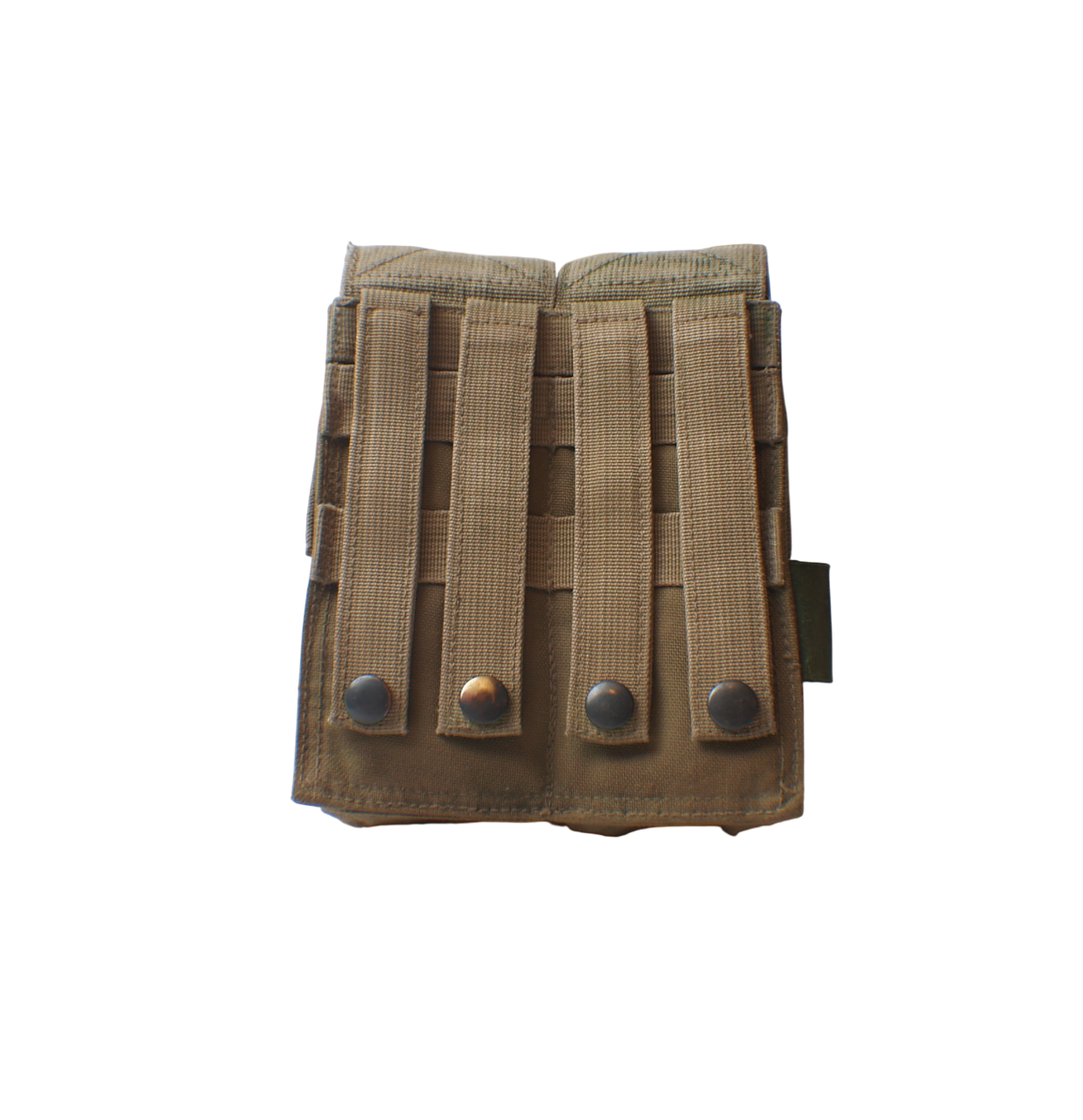 Warrior Assault Systems Tan MOLLE Double Magazine Pouch image 2
