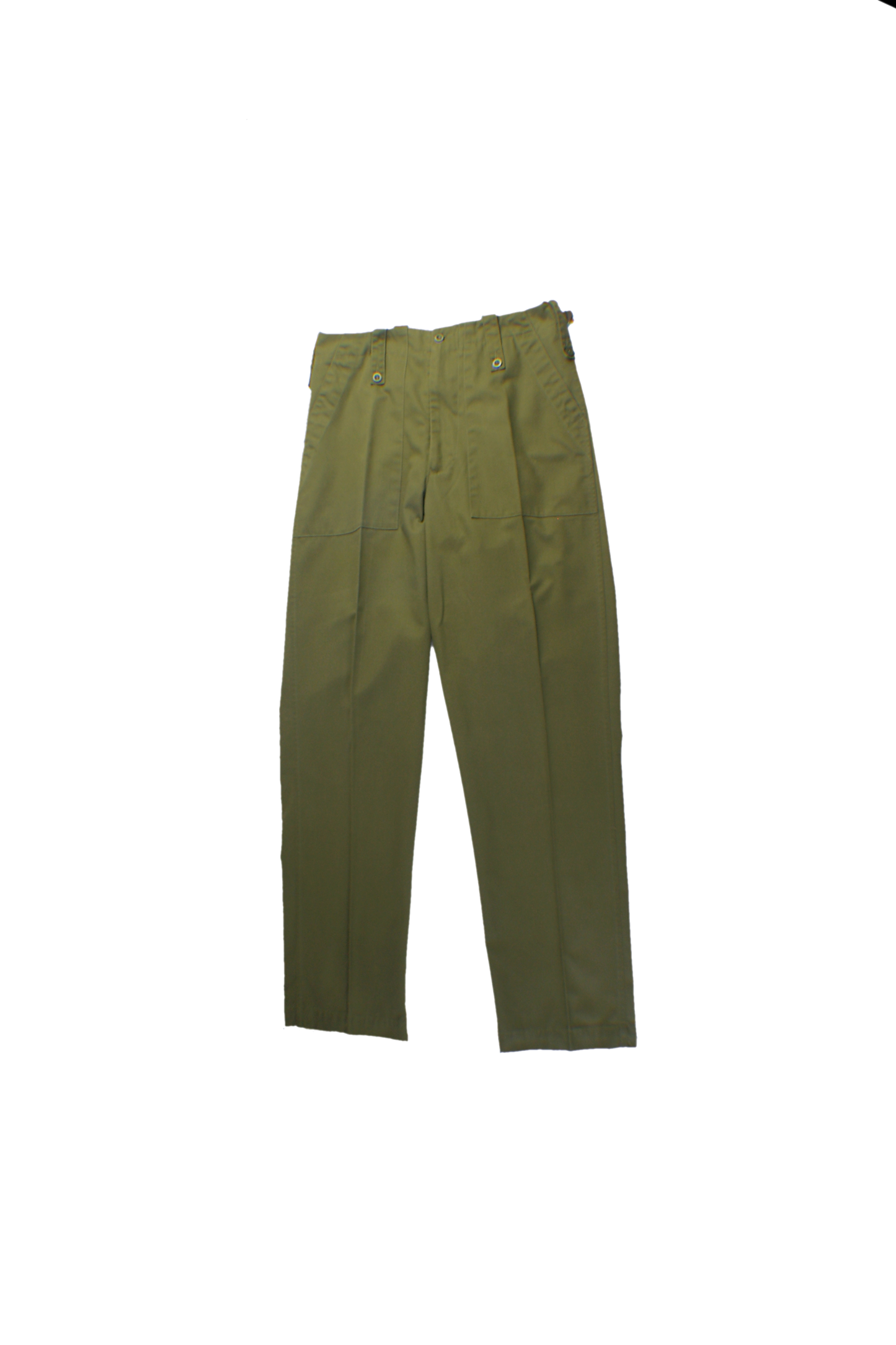 British Olive Green Lightweight Trousers image 0