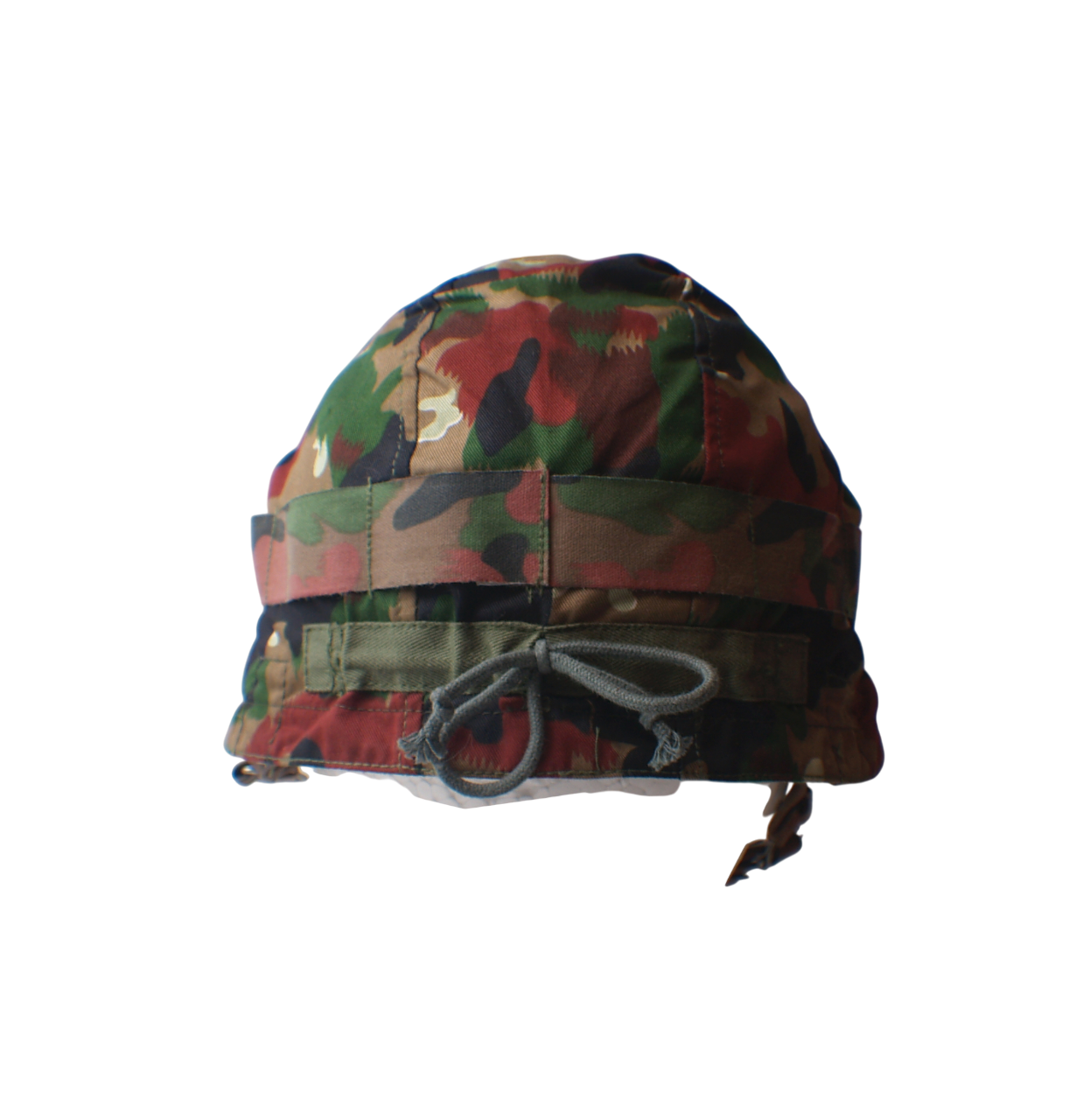 Swiss M1971 Steel Helmet and Taz 83 Alpenflage Cover