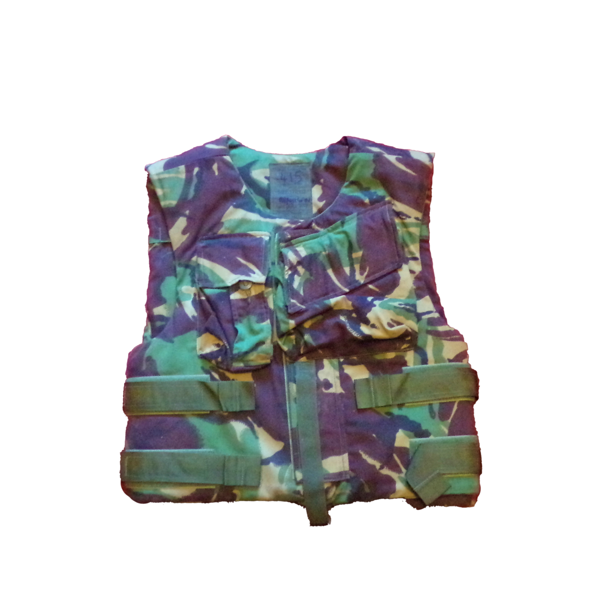 British DPM Combat Body Armour With Filler image 0