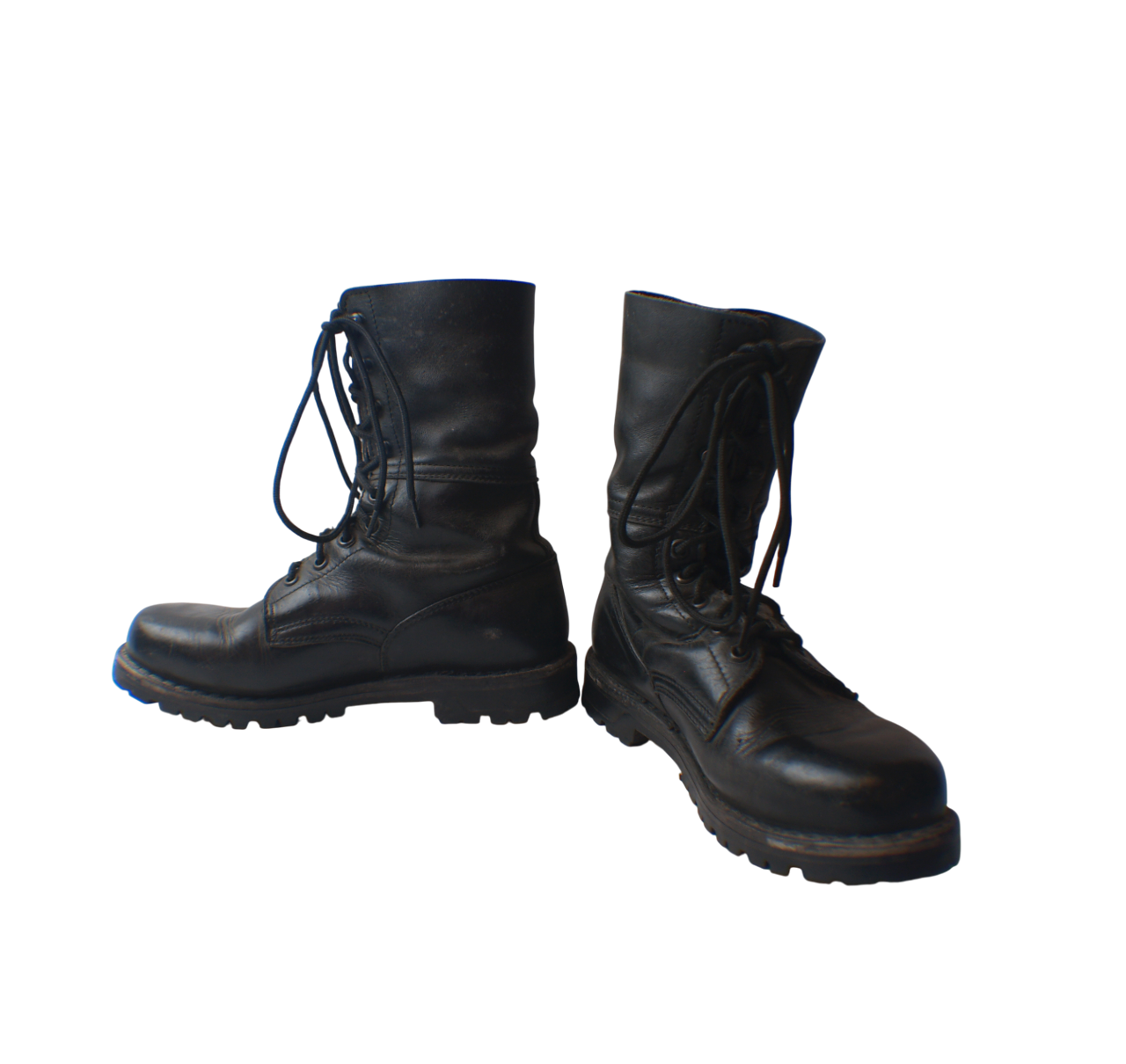 Austrian Lightweight Black Leather Boots