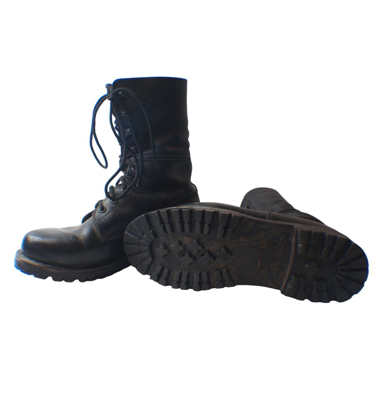 Austrian Lightweight Black Leather Boots