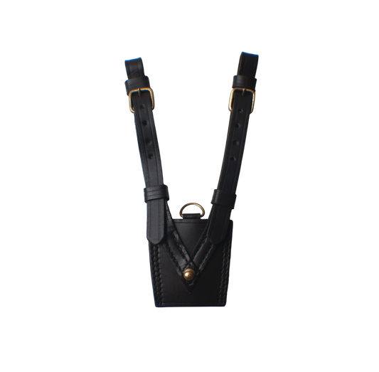 British Black Leather Sword Frog