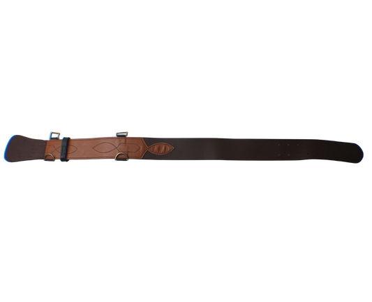 British Black Leather Sam Browne Belt Without Buckle
