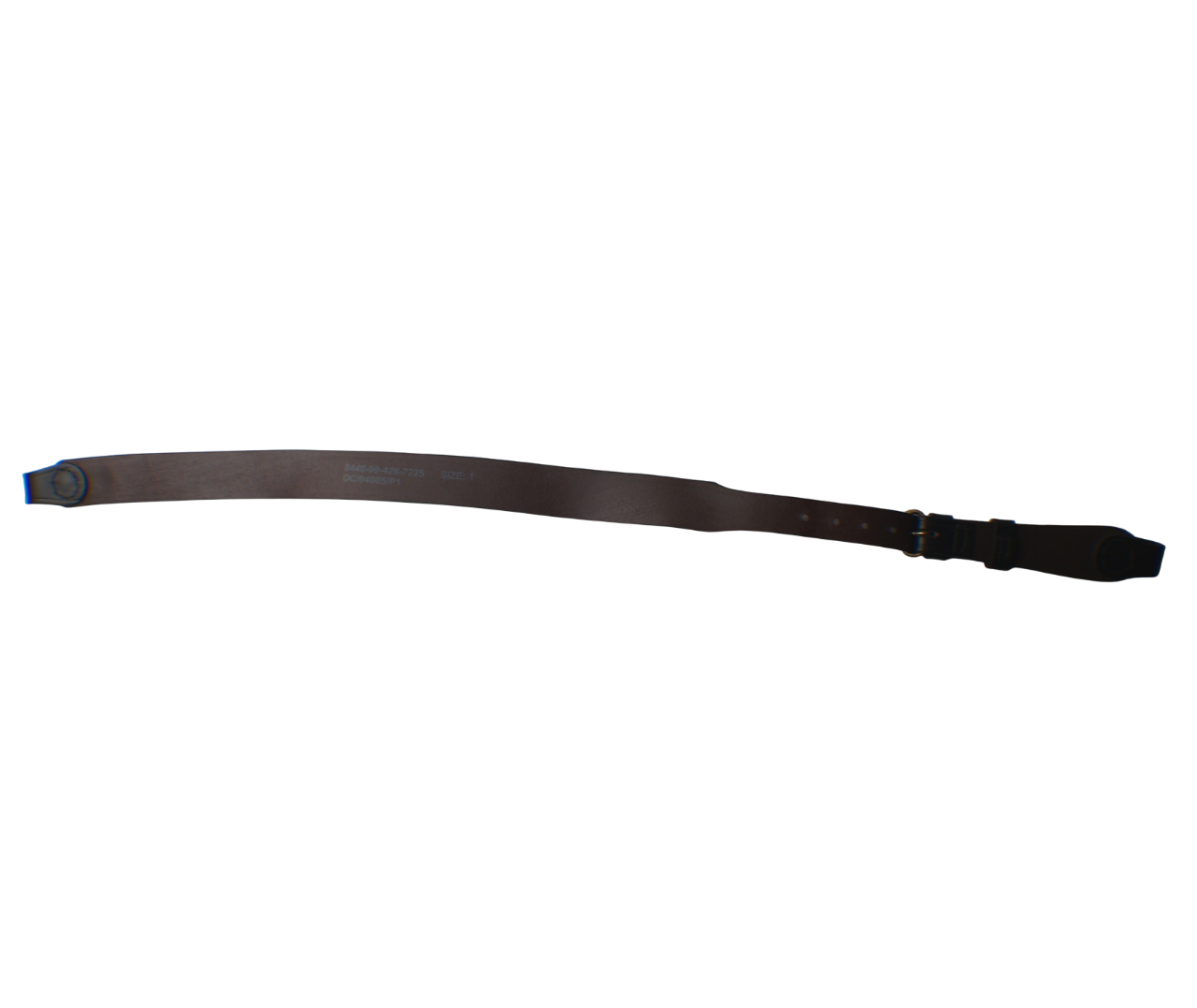 British Black Leather Sam Browne Belt Shoulder Strap