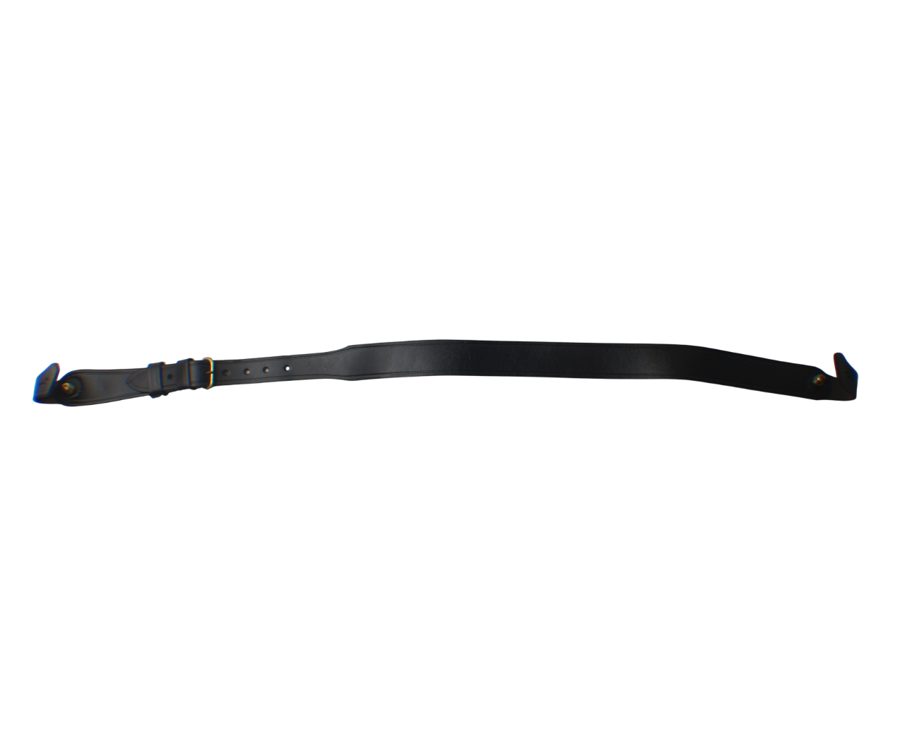 British Black Leather Sam Browne Belt Shoulder Strap