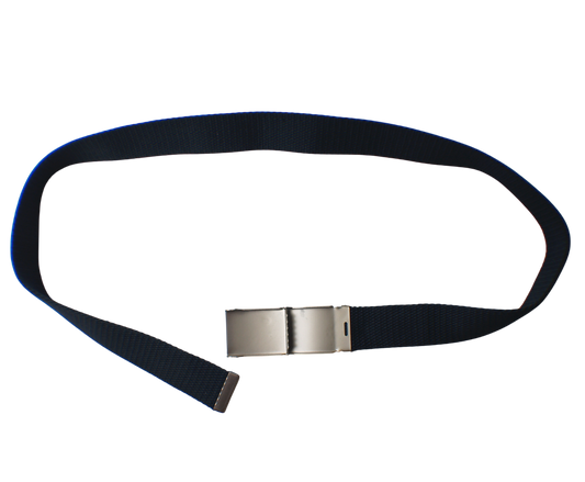 British Army Blue RLC Pull-Through Trouser Belt