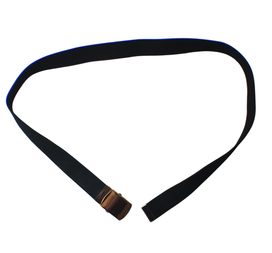 British Black Royal Navy Pull-Through Trouser Belt