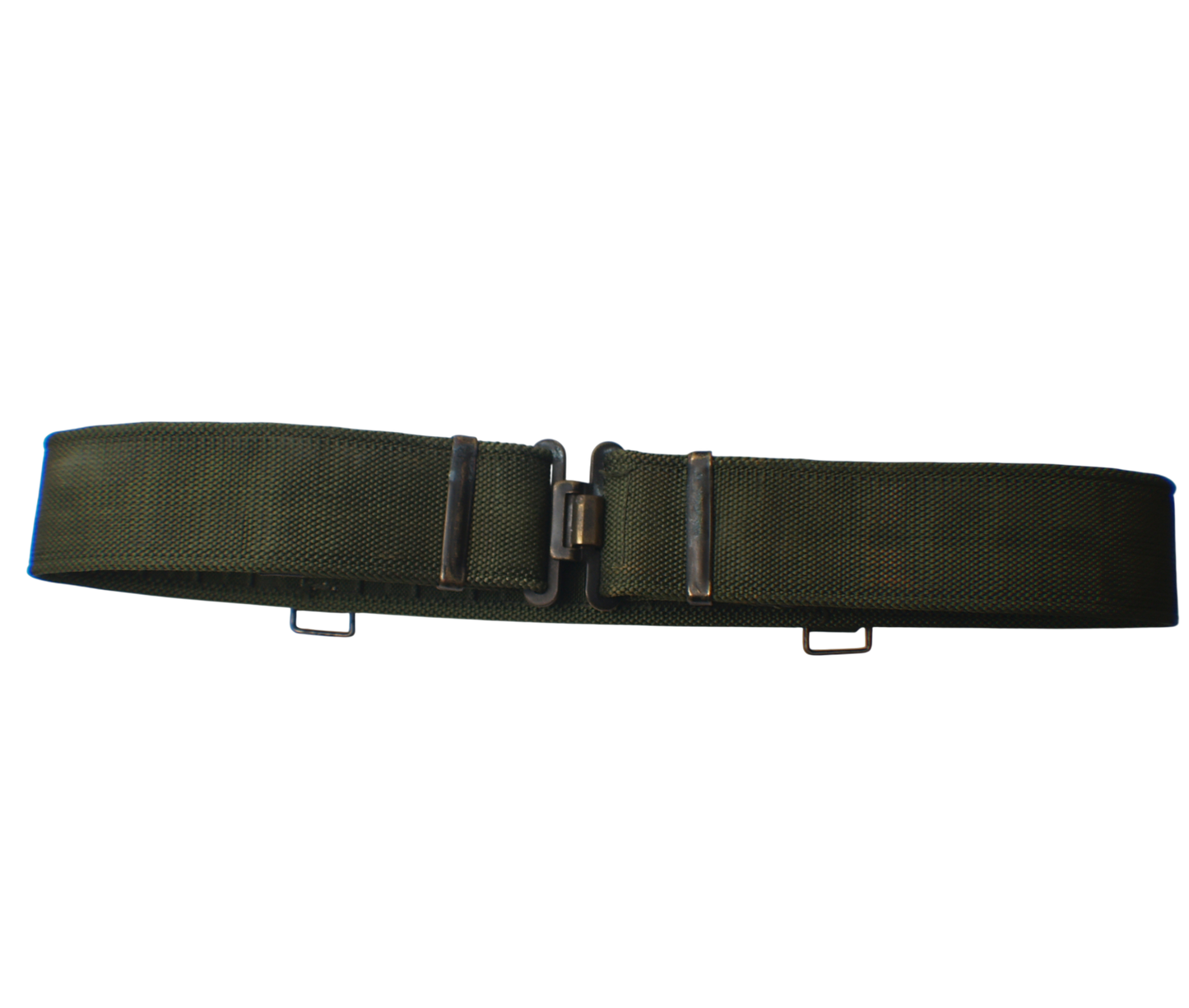 British OD PLCE Webbing Belt with Metal Buckle