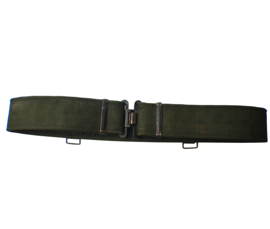 British OD PLCE Webbing Belt with Metal Buckle