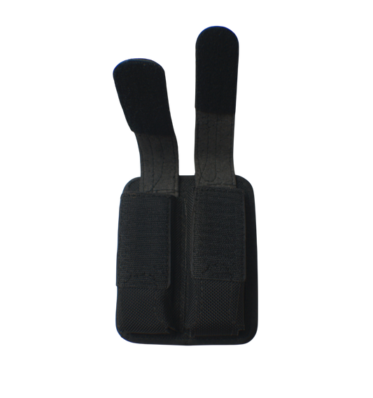 Black Double Pistol Magazine Belt Pouch