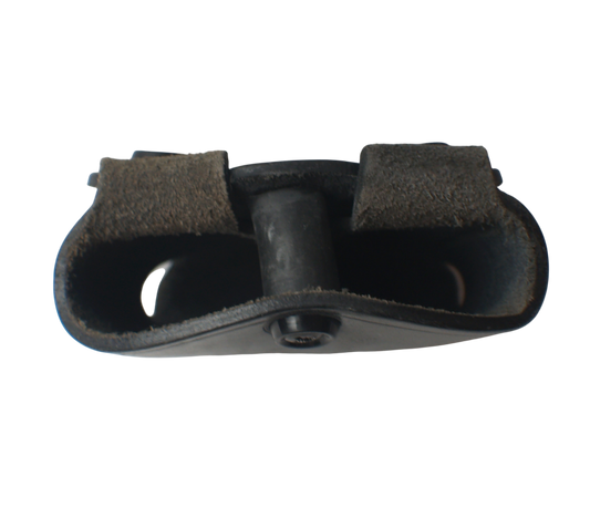Black Leather PWL Double Glock Magazine Belt Pouch