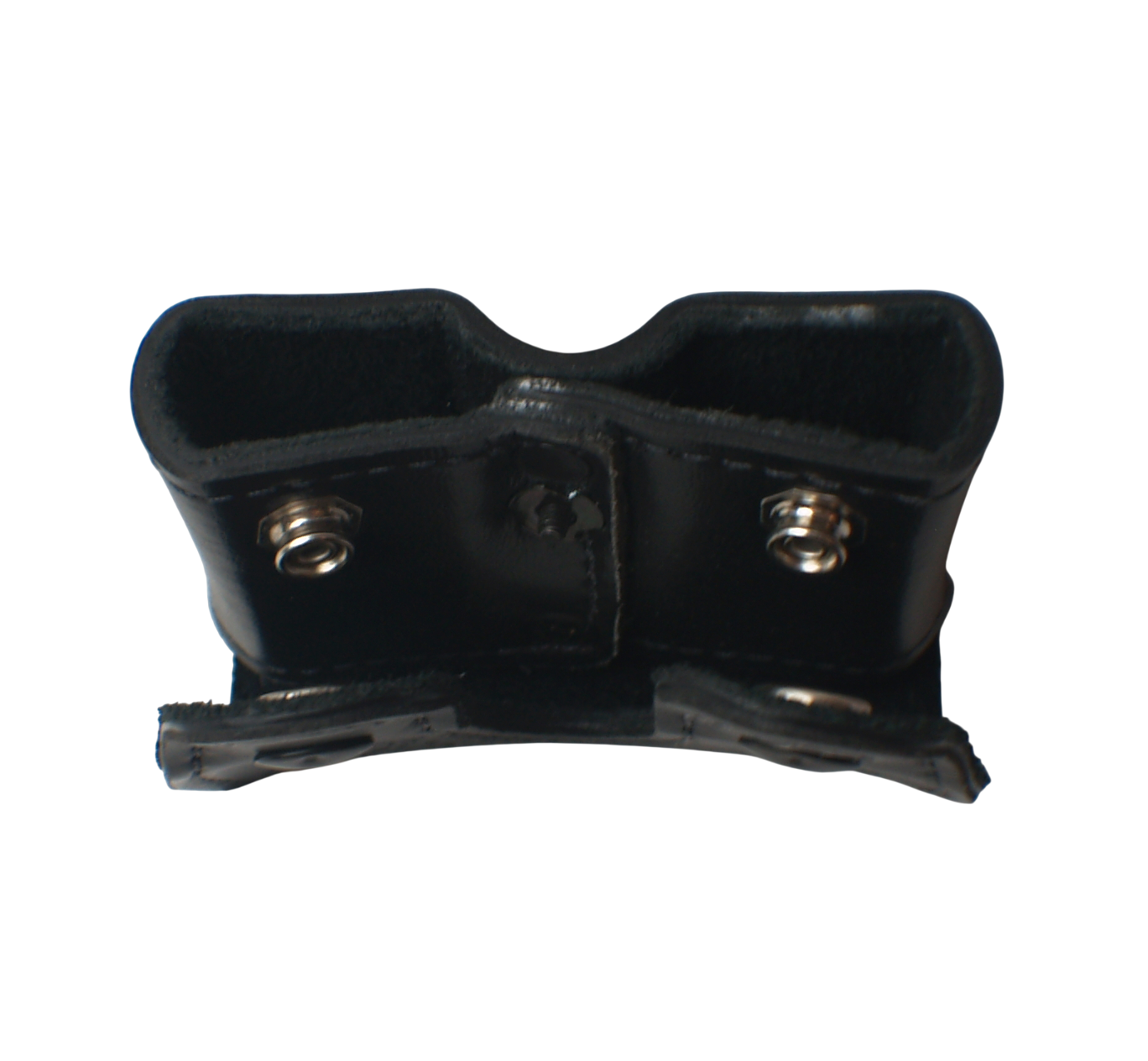 Black Leather Safariland Model 079 Double Glock Magazine Belt Pouch