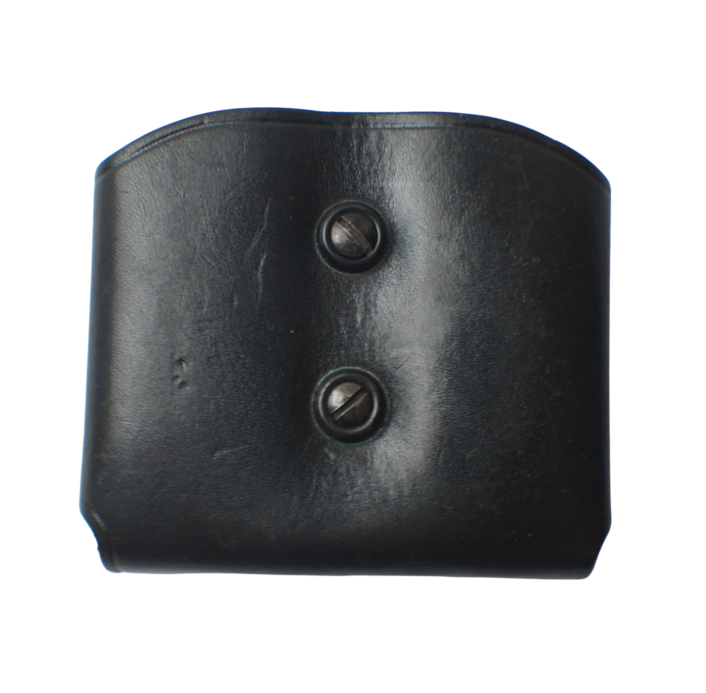 Black Leather Galco Double Glock Magazine Belt Pouch