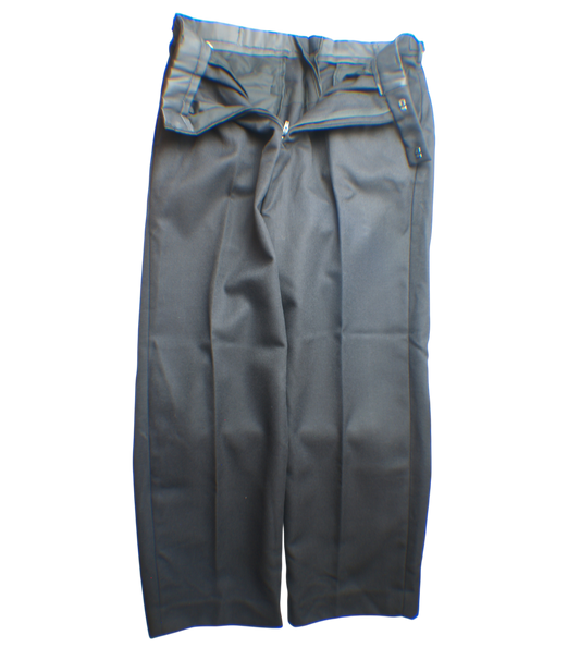 British Royal Navy Men's Black Temperate Police Trousers