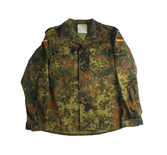 German Army Flecktarn Shirts Grade 1 — Mixed-Size Job Lot of 4