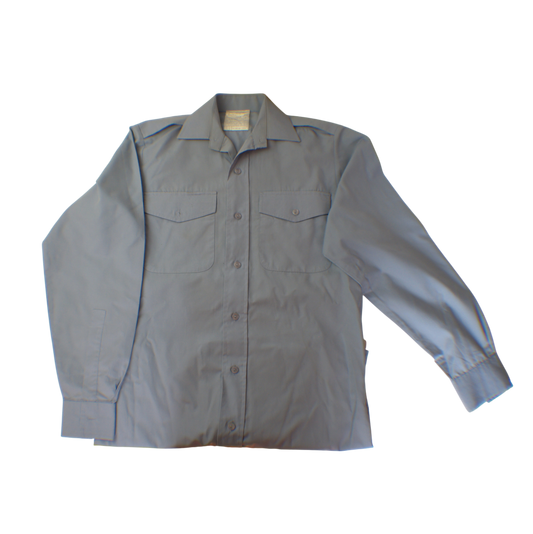 RAF Long-Sleeved Blue Dress Shirt image 0